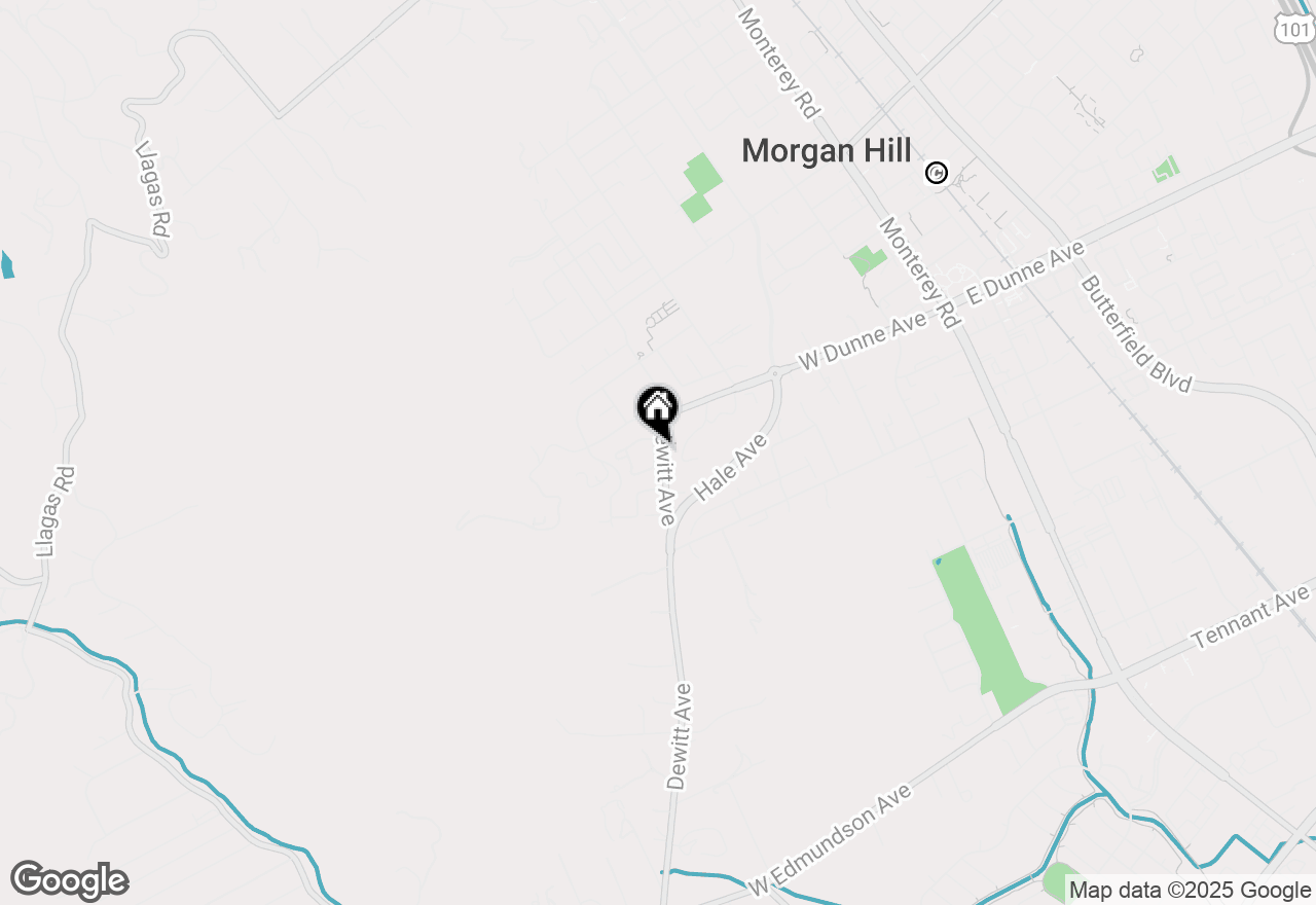 Map of 965 Oak Park Drive, Morgan Hill, CA 95037