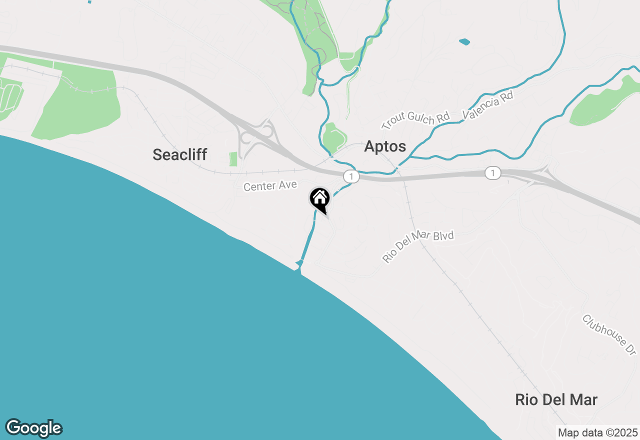 Map of 218 Moosehead Drive, Aptos, CA 95003