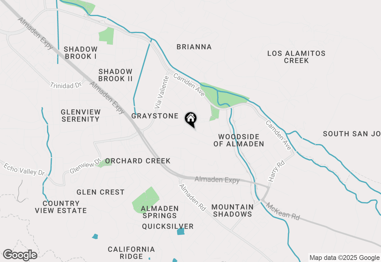 Map of 7025 Bret Harte Drive, San Jose, CA 95120