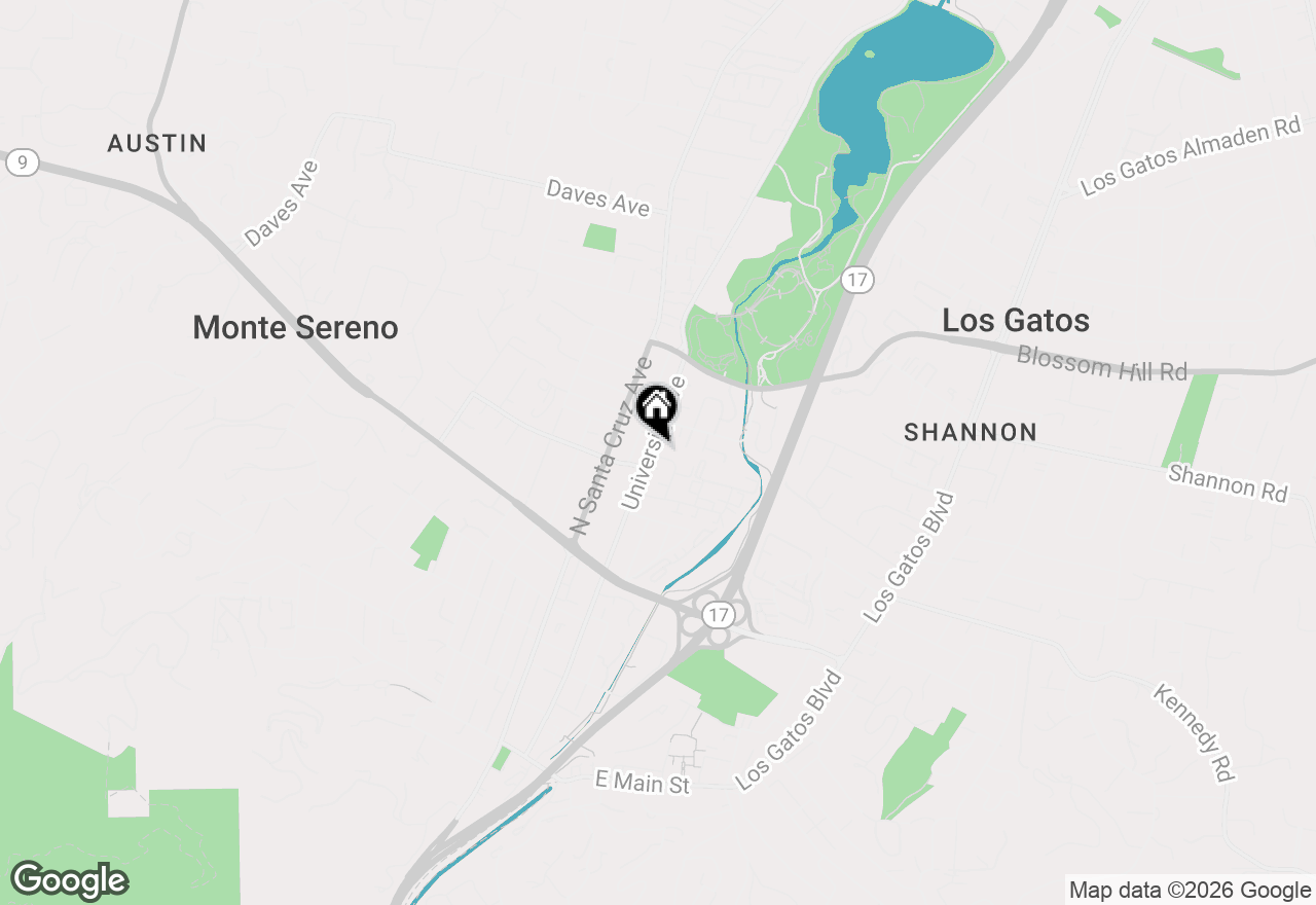 Map of 560 University Avenue, Los Gatos, CA 95032