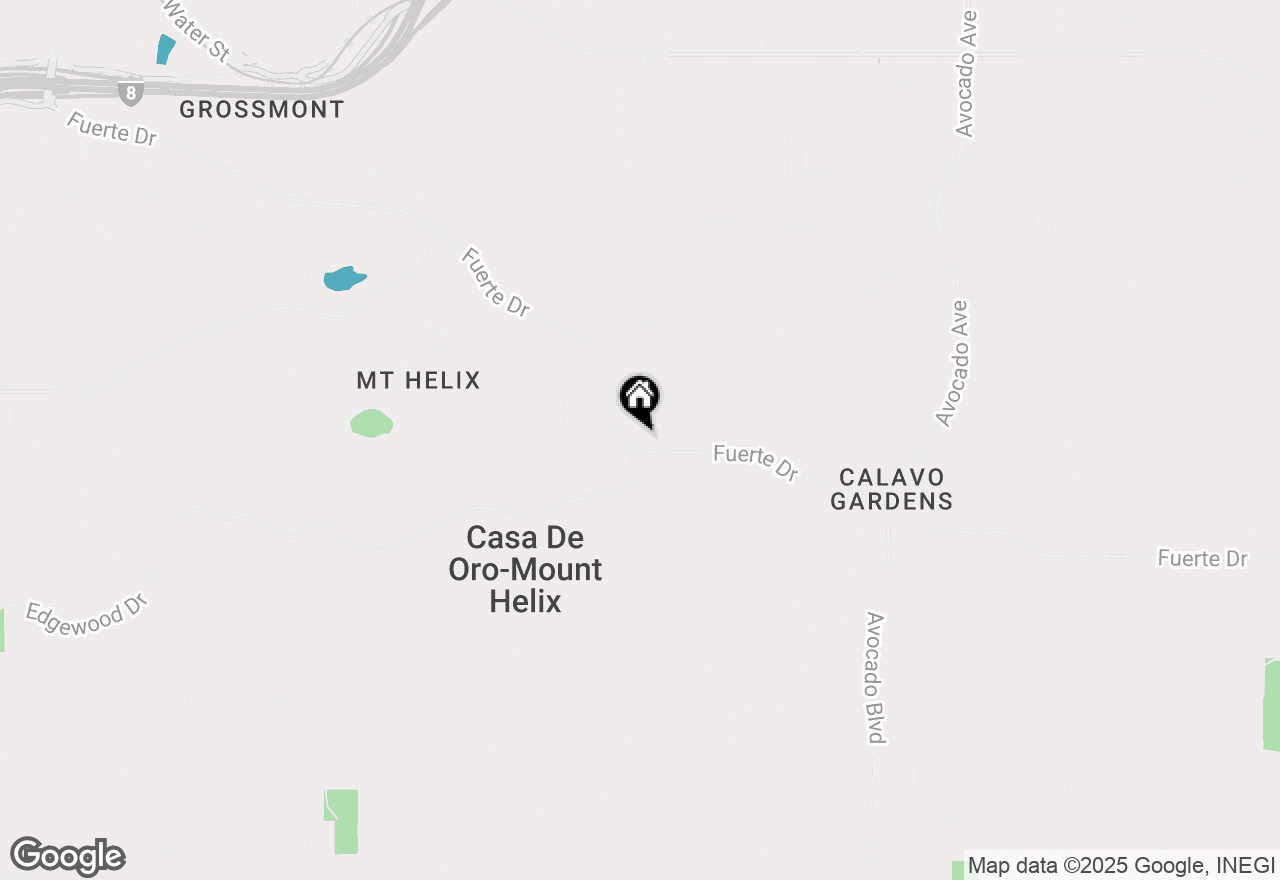 Map of 10602 Fuerte Drive, La Mesa, CA 91941