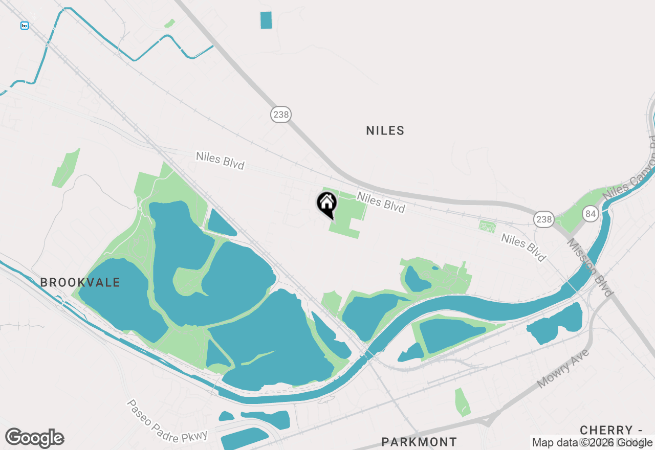 Map of 374 Serramonte Terrace, Fremont, CA 94536