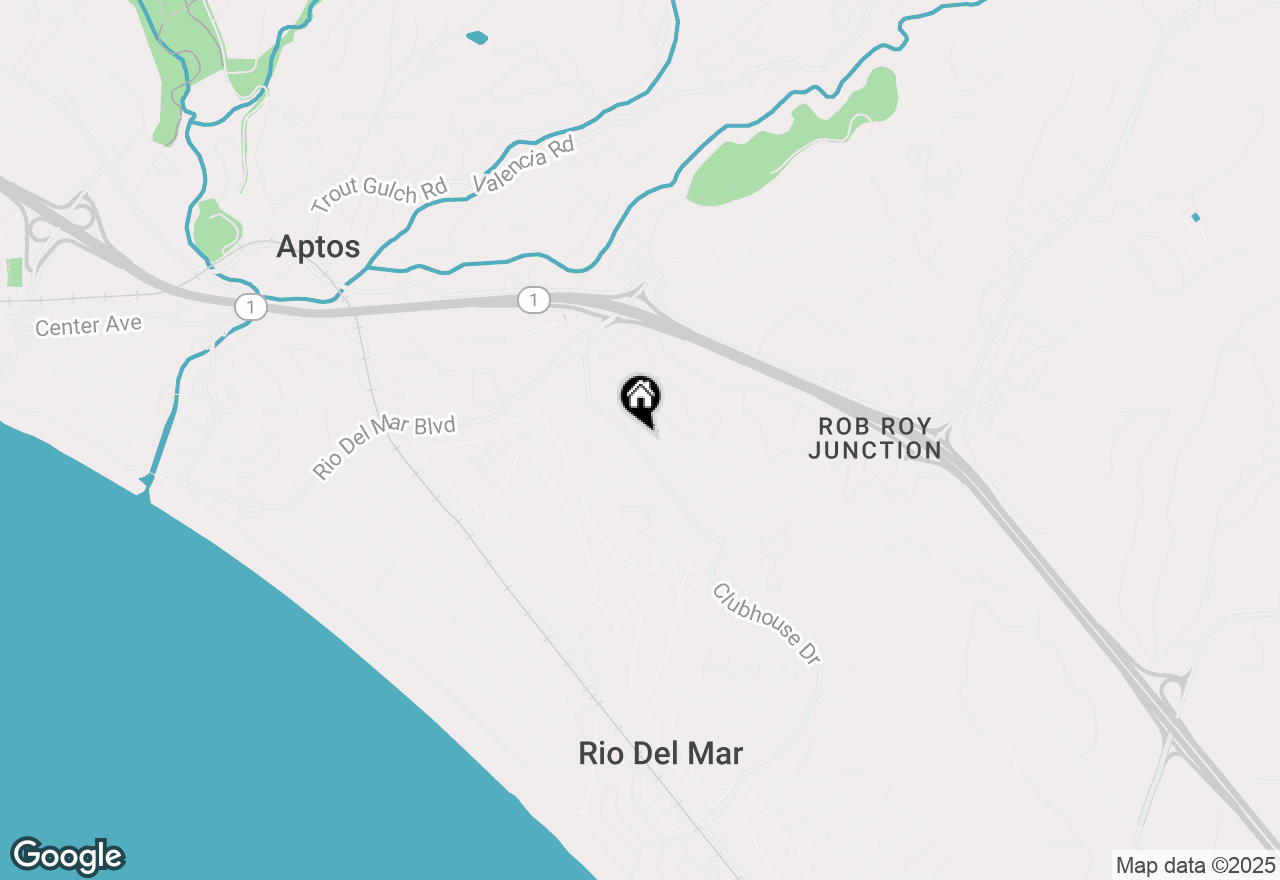 Map of 505 Clubhouse Drive, Aptos, CA 95003