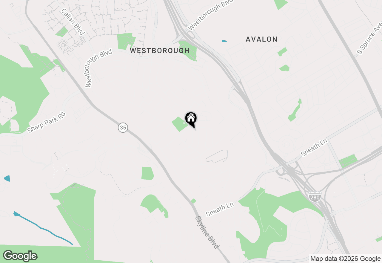 Map of 2510 Sherwood Drive, San Bruno, CA 94066