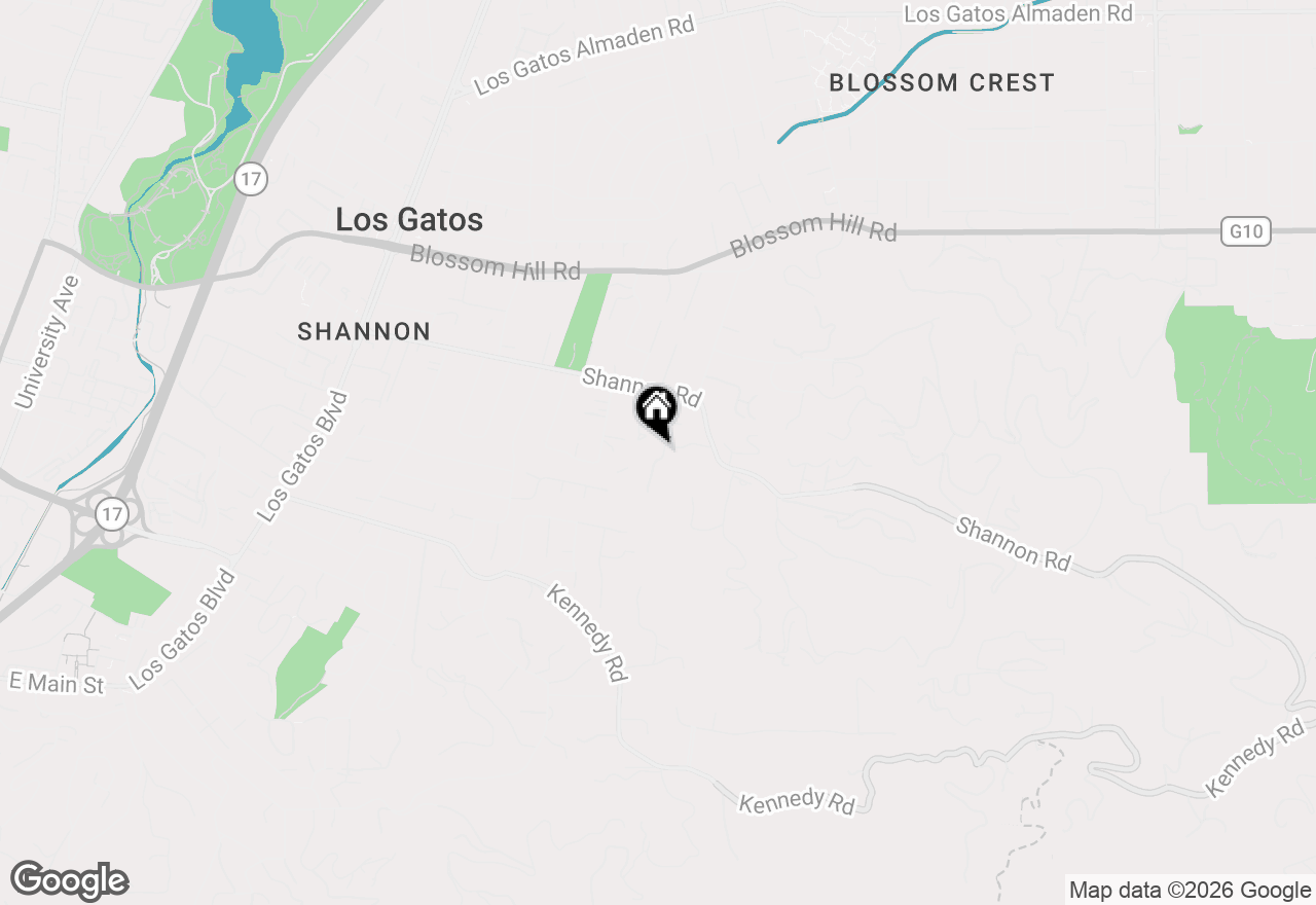 Map of 131 Ann Arbor Drive, Los Gatos, CA 95032