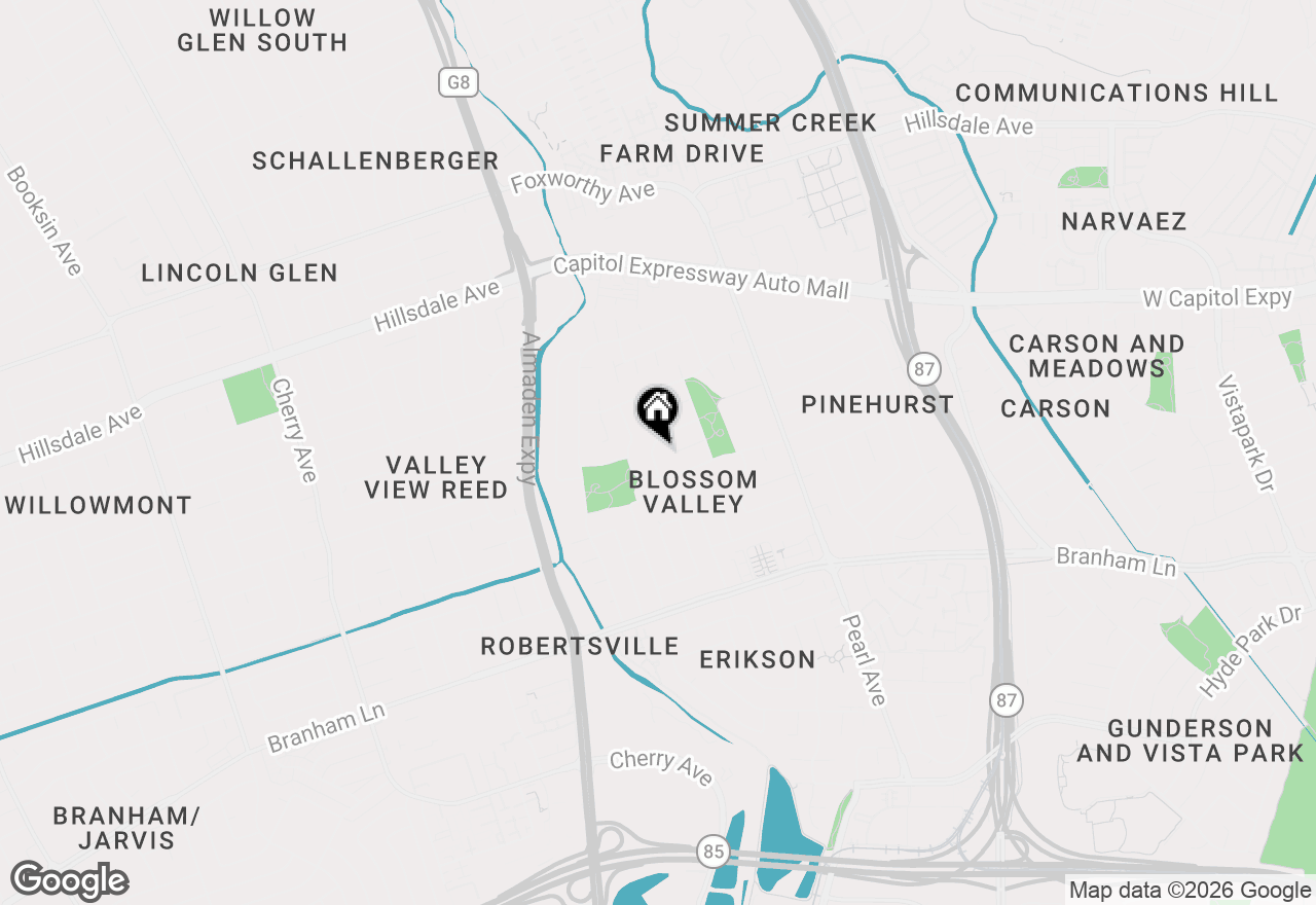 Map of 994 Glenridge Drive, San Jose, CA 95136
