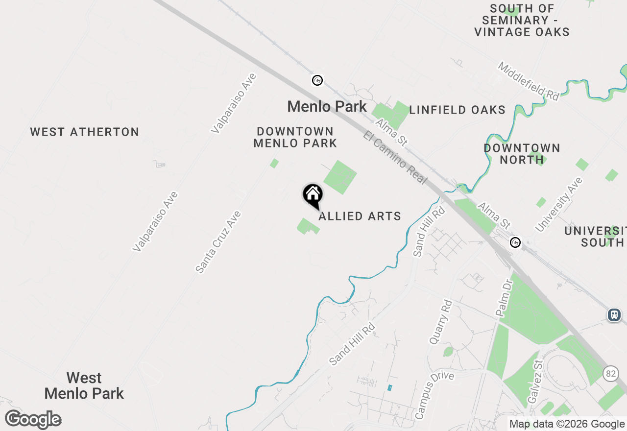 Map of 1015 Mallet Court, Menlo Park, CA 94025