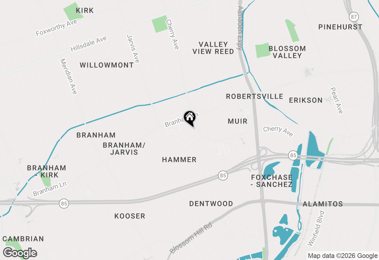 Map of 1325 Joplin Drive #2, San Jose, CA 95118