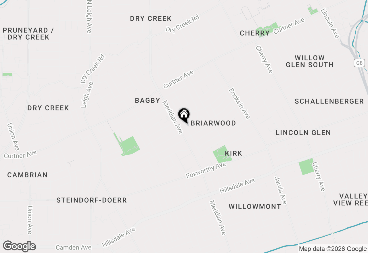Map of 2611 Aragon Way, San Jose, CA 95125