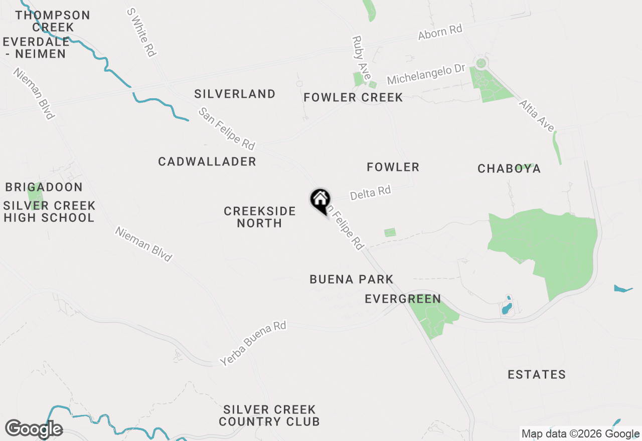 Map of 2843 Ivywood Court, San Jose, CA 95121