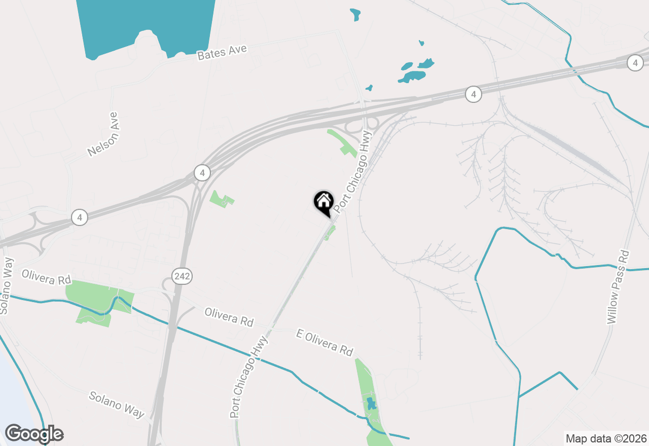 Map of 3611 Sunview Ct, Concord, CA 94520