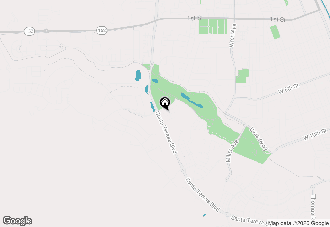Map of 1646 Siderits Way, Gilroy, CA 95020