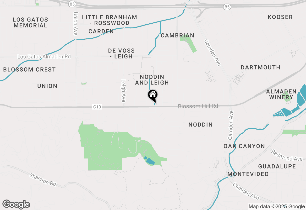 Map of 5594 Bobbywood Avenue, San Jose, CA 95124