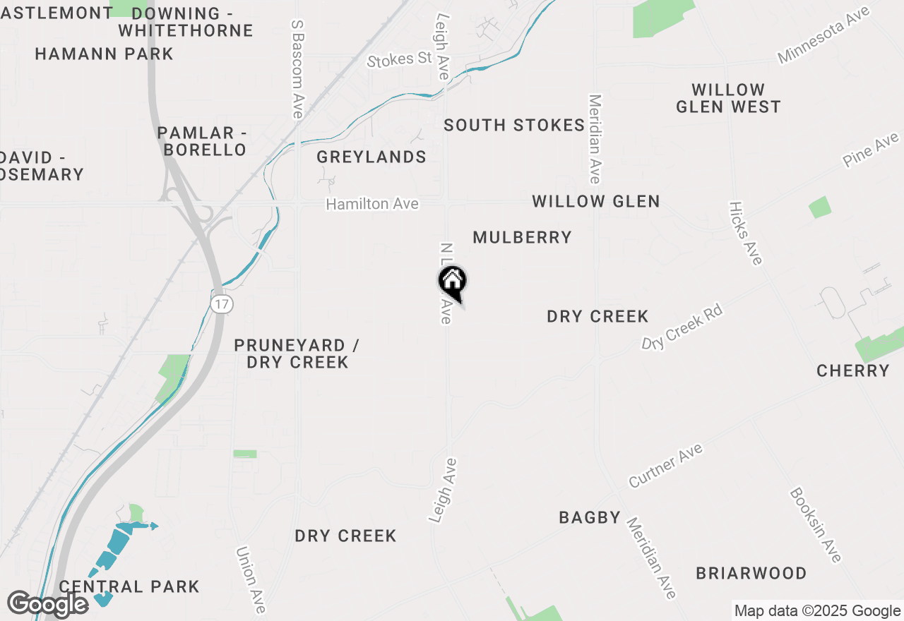 Map of 1860 Leigh Avenue, San Jose, CA 95125