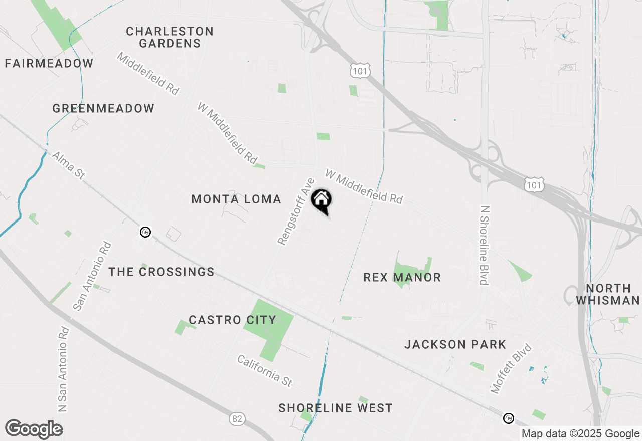 Map of 1983 San Luis Avenue #33, Mountain View, CA 94043