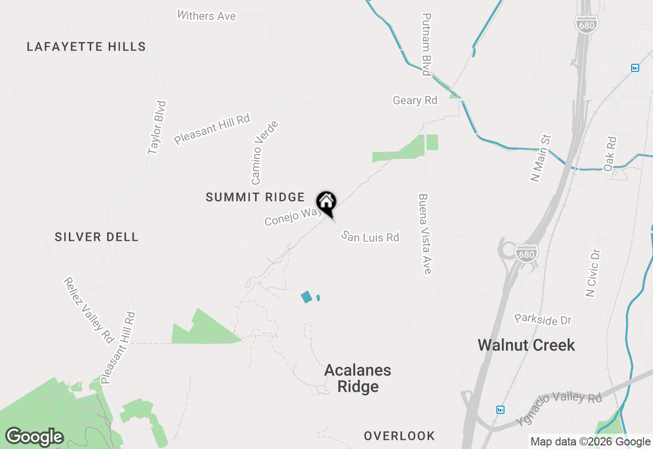 Map of 1151 Keaveny Ct., Walnut Creek, CA 94597
