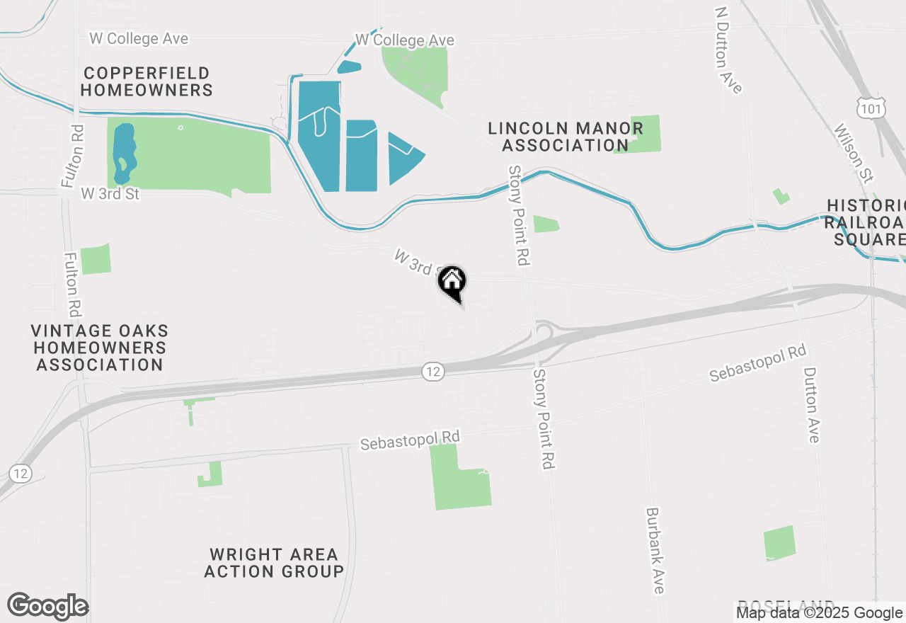 Map of 312 Harvest Lane, Santa Rosa, CA 95401