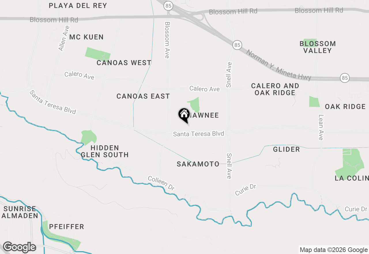 Map of 643 Kiowa Circle, San Jose, CA 95123