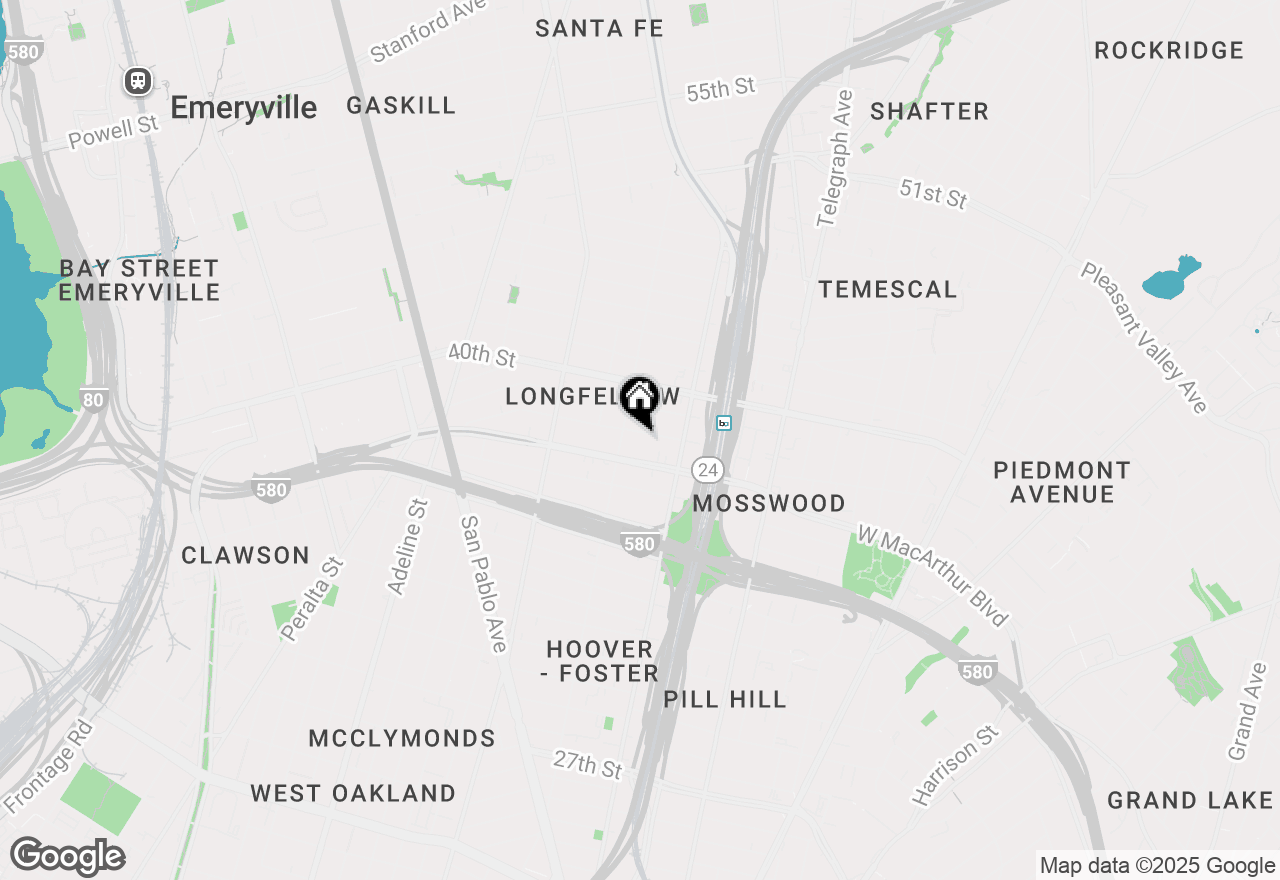 Map of 723 Apgar St, Oakland, CA 94609