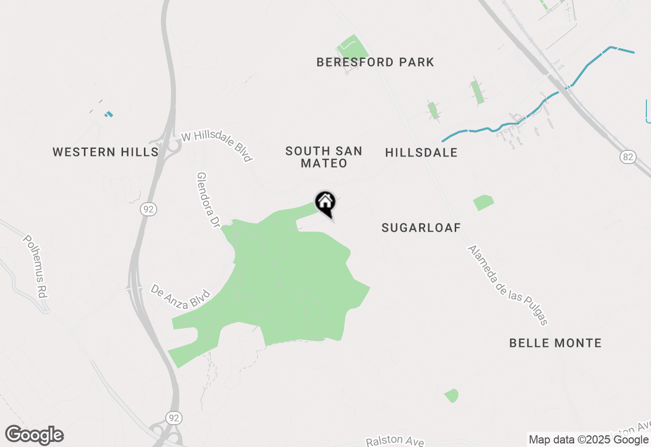 Map of 901 Laurelwood Drive, San Mateo, CA 94403