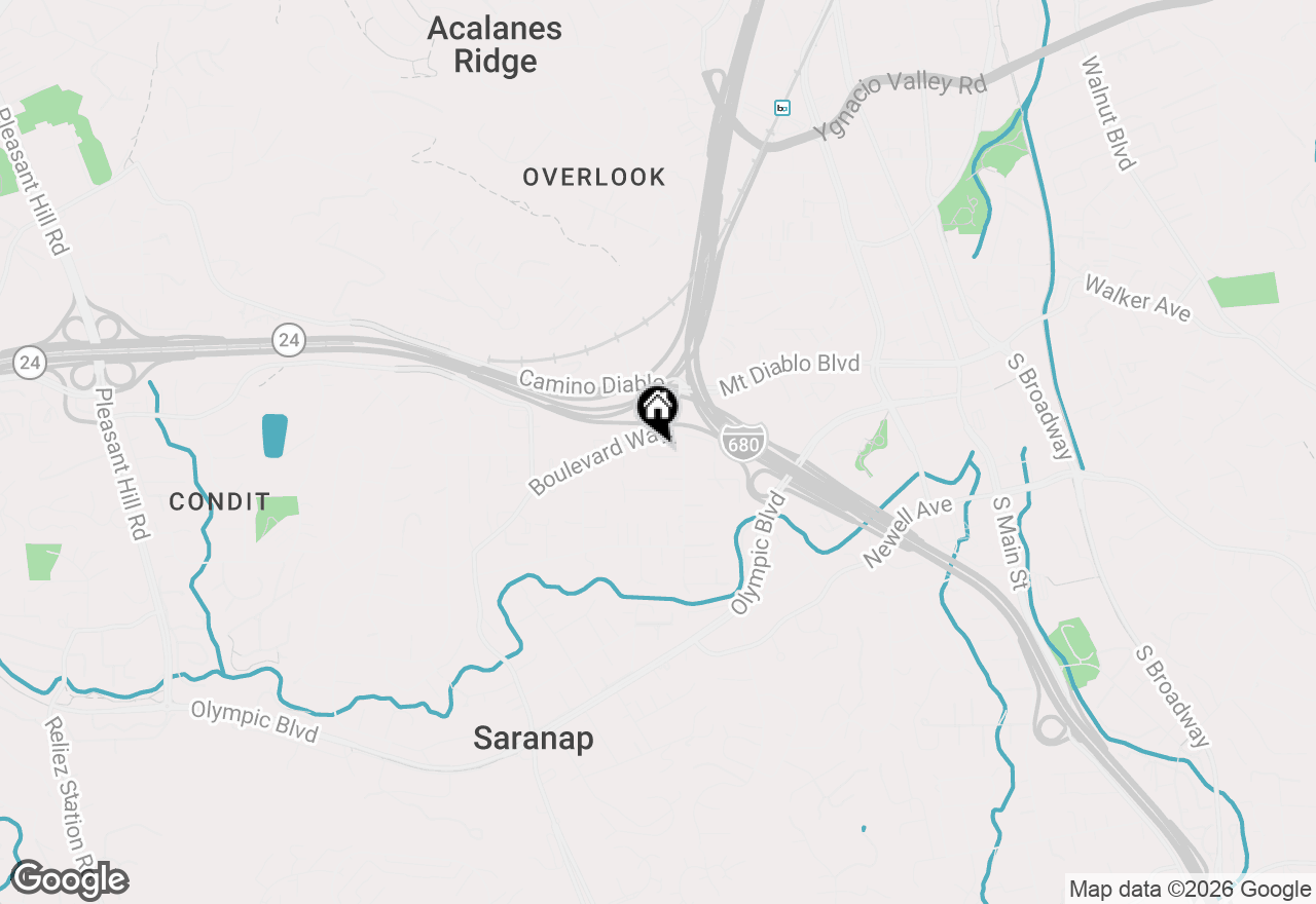 Map of 79 Del Hambre Circle, Walnut Creek, CA 94595