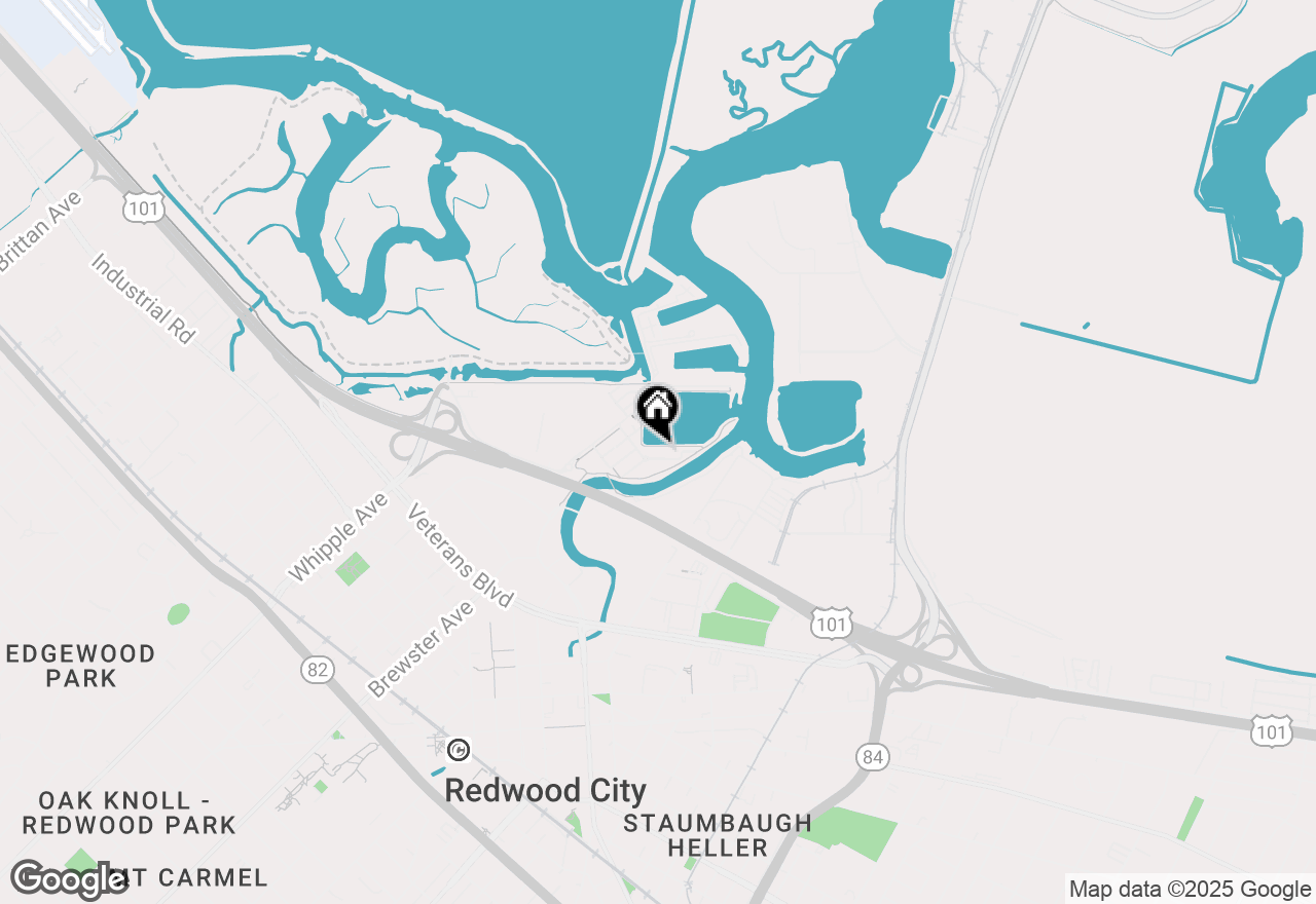Map of 641 Turnbuckle Drive #1701, Redwood City, CA 94063