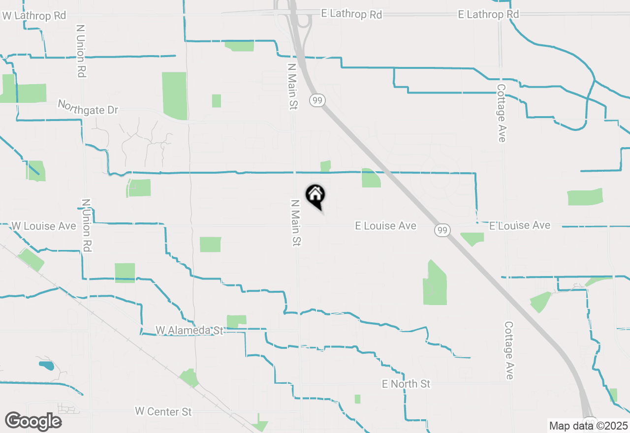 Map of 1140 N Main St, Manteca, CA 95336