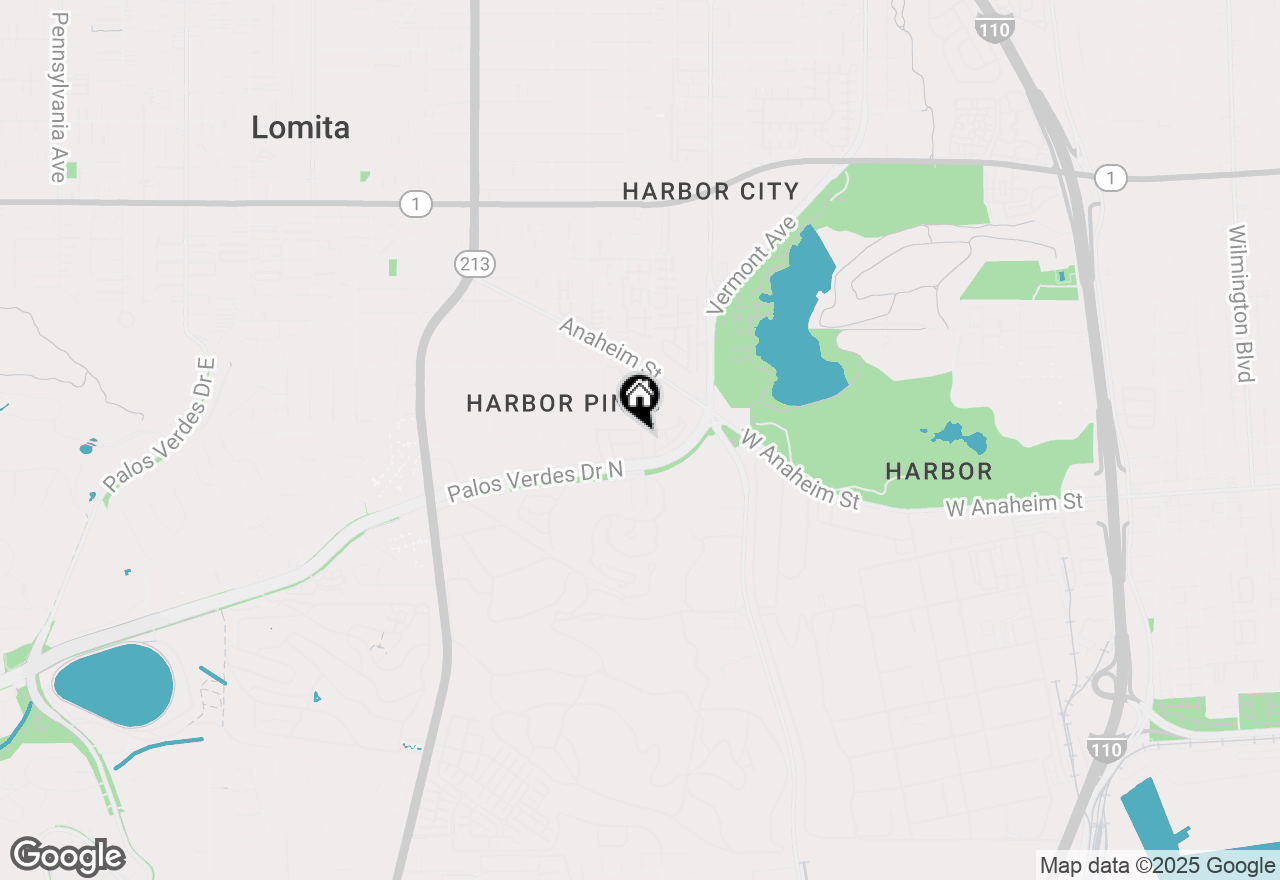 Map of 1501 Palos Verdes Drive North #114, Harbor City, CA 90710