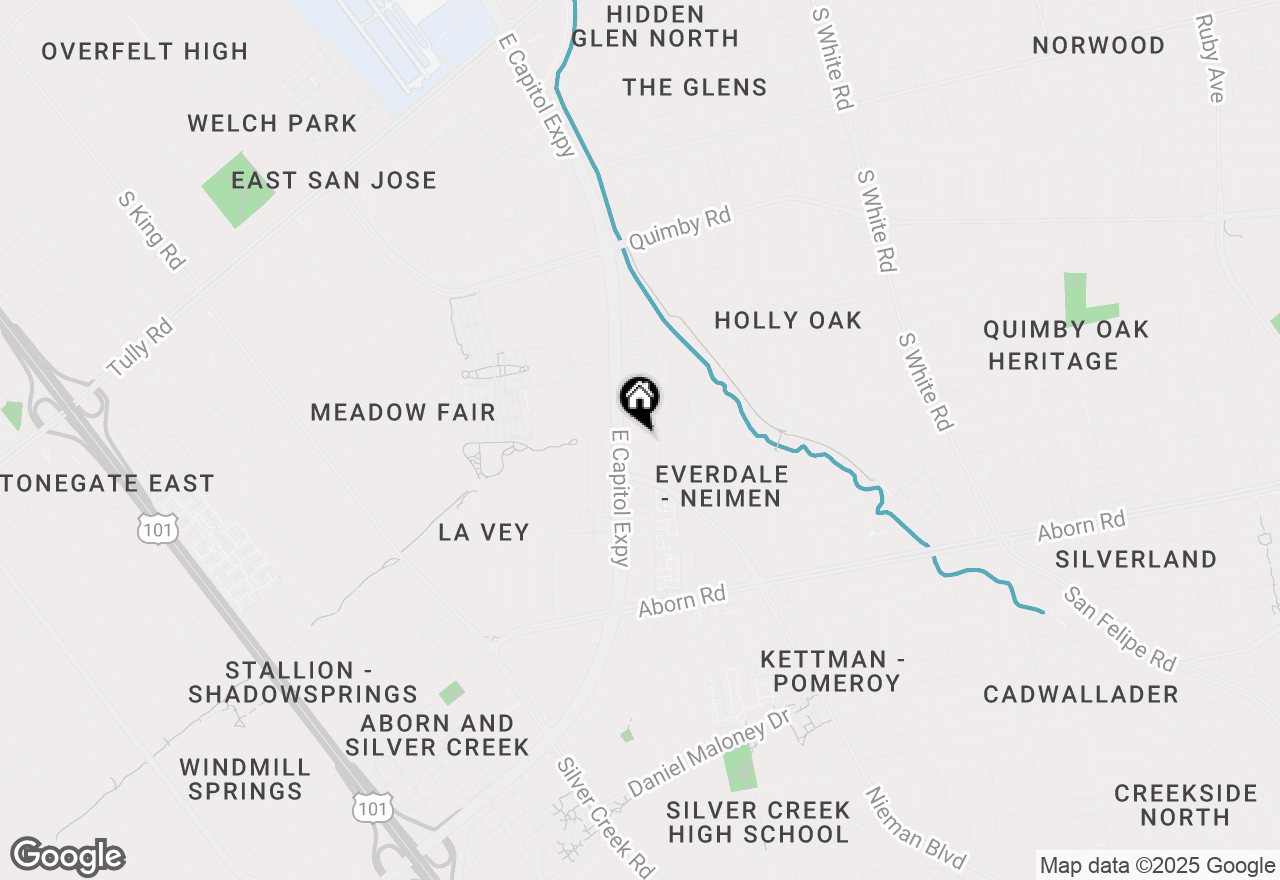 Map of 2220 Pettigrew Drive, San Jose, CA 95148