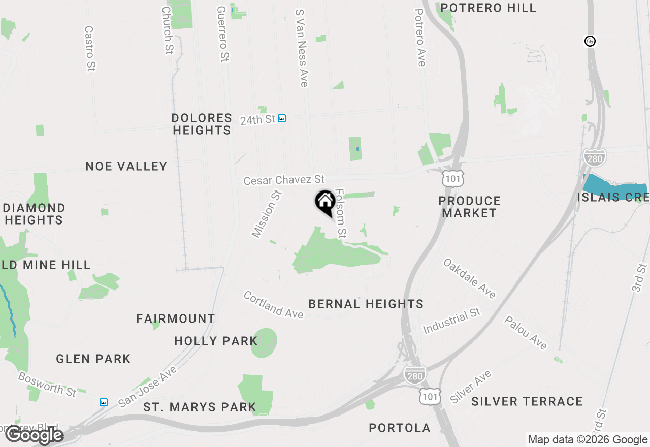 Map of 1497 Shotwell Street, San Francisco, CA 94110