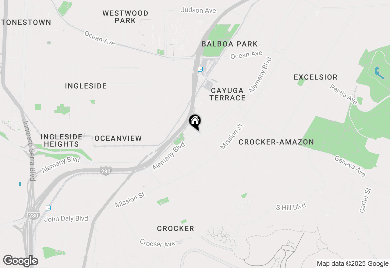 Map of 2640 Alemany Boulevard, San Francisco, CA 94112