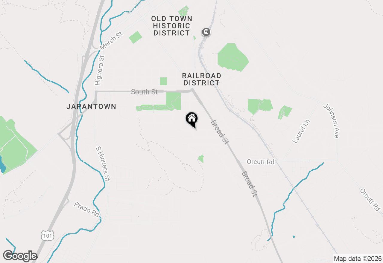 Map of 483 Mitchell Drive, San Luis Obispo, CA 93401