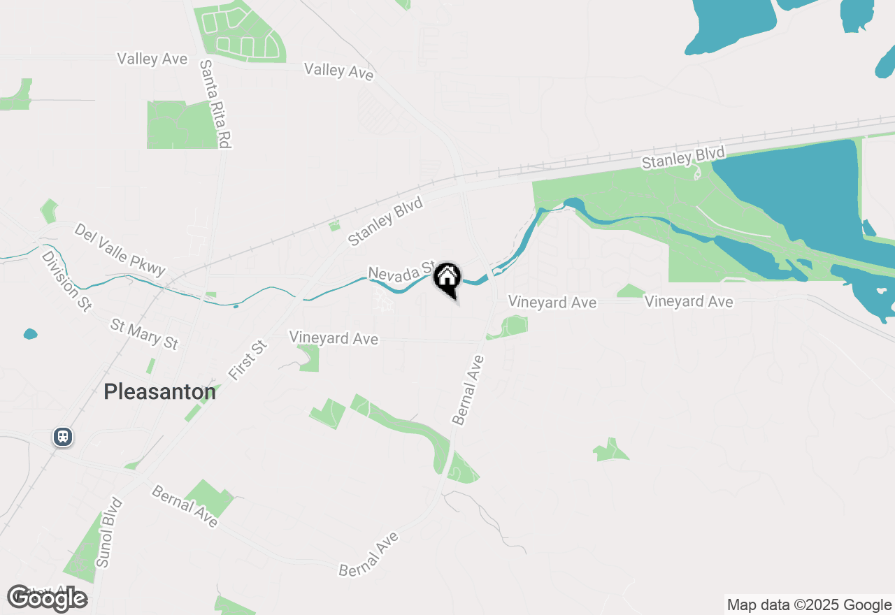 Map of 373 Linden Way, Pleasanton, CA 94566