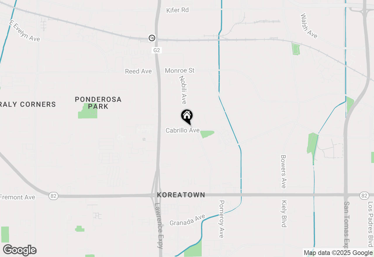 Map of 3469 Cabrillo Avenue, Santa Clara, CA 95051