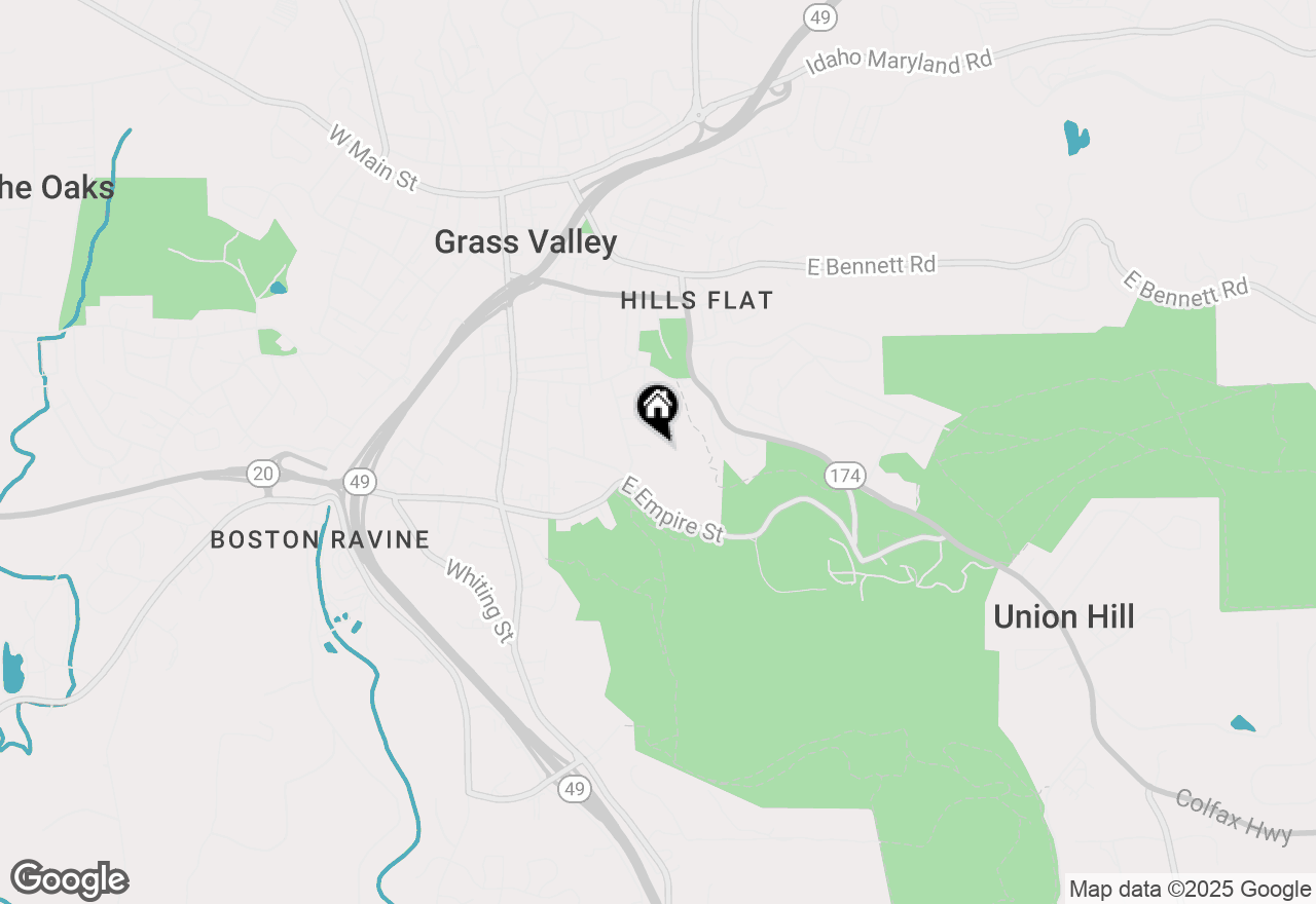Map of 124 Cornish Court, Grass Valley, CA 95945