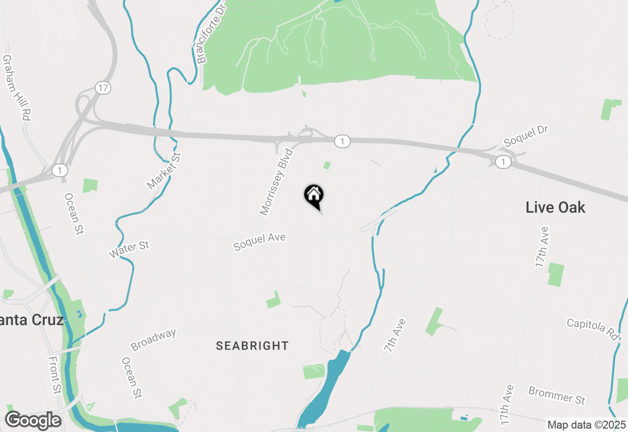 Map of 916 Melrose Avenue, Santa Cruz, CA 95062