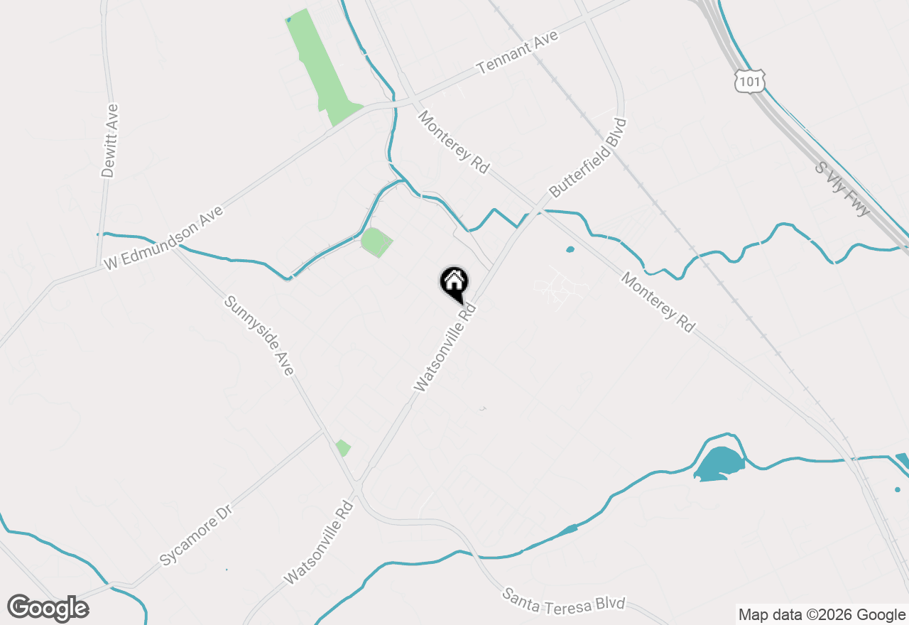 Map of 15314 Calle Enrique, Morgan Hill, CA 95037