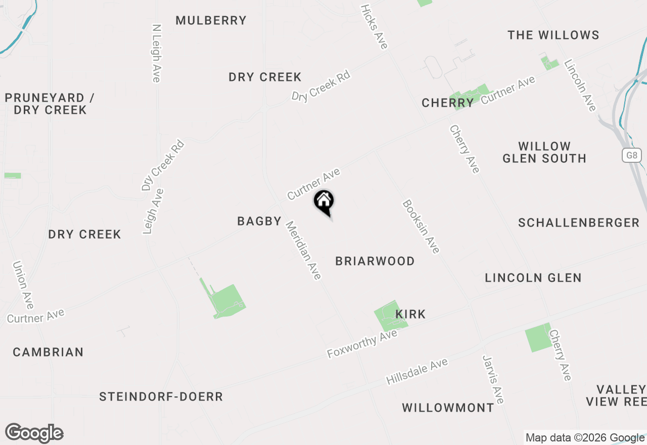 Map of 2495 Malaga Drive, San Jose, CA 95125
