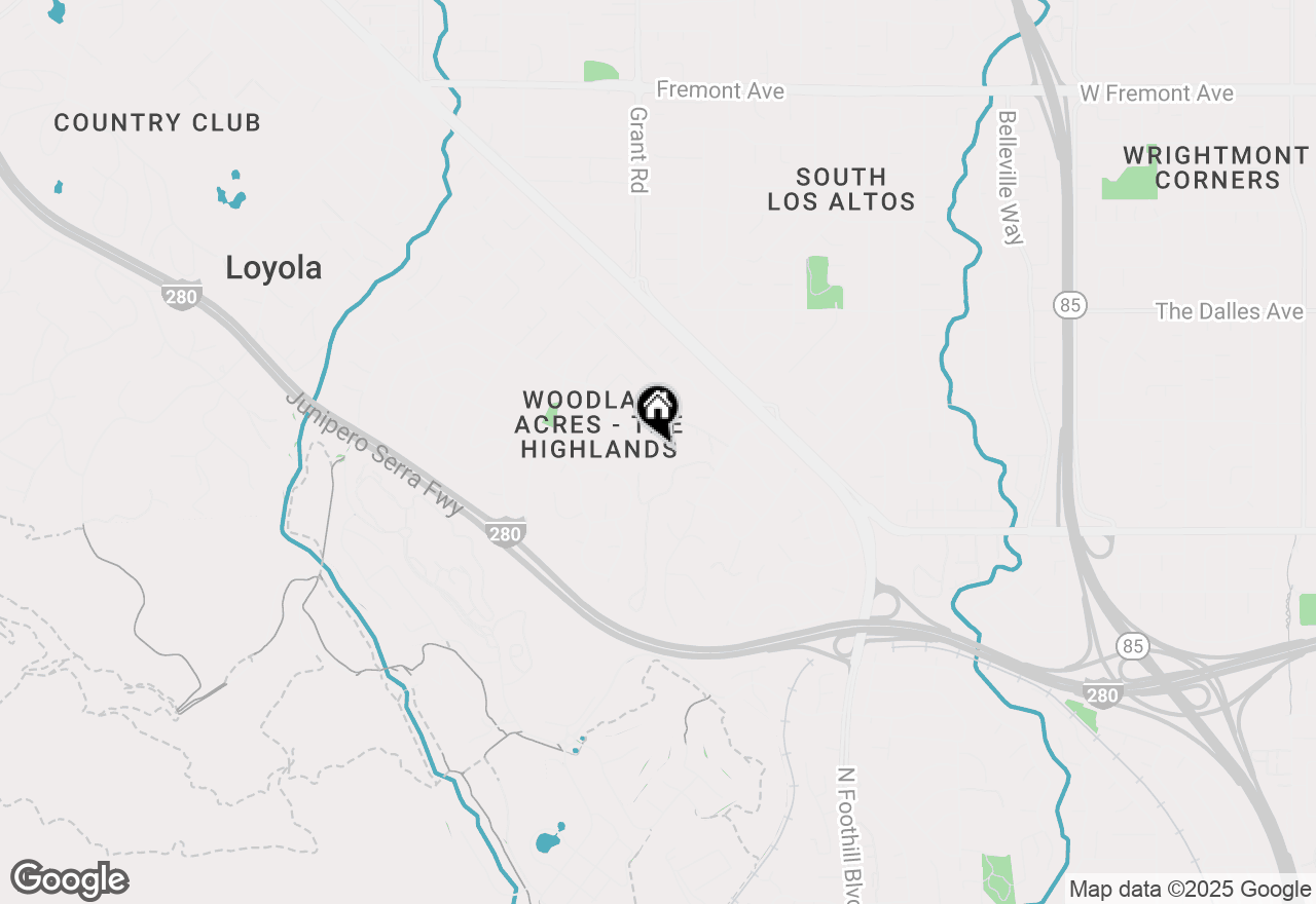 Map of 1281 Windimer Drive, Los Altos, CA 94024