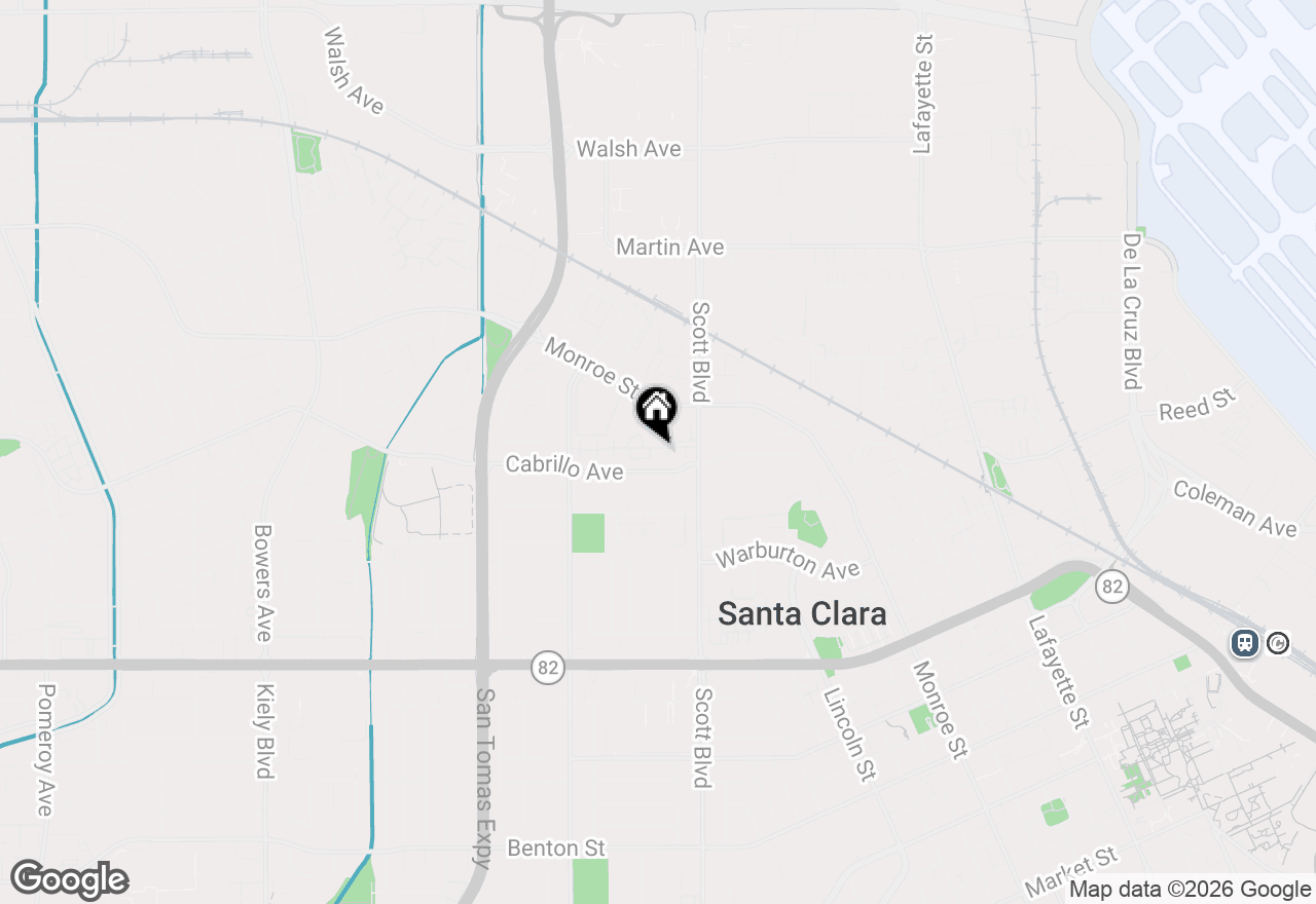 Map of 2035 Canary Island Court, Santa Clara, CA 95050