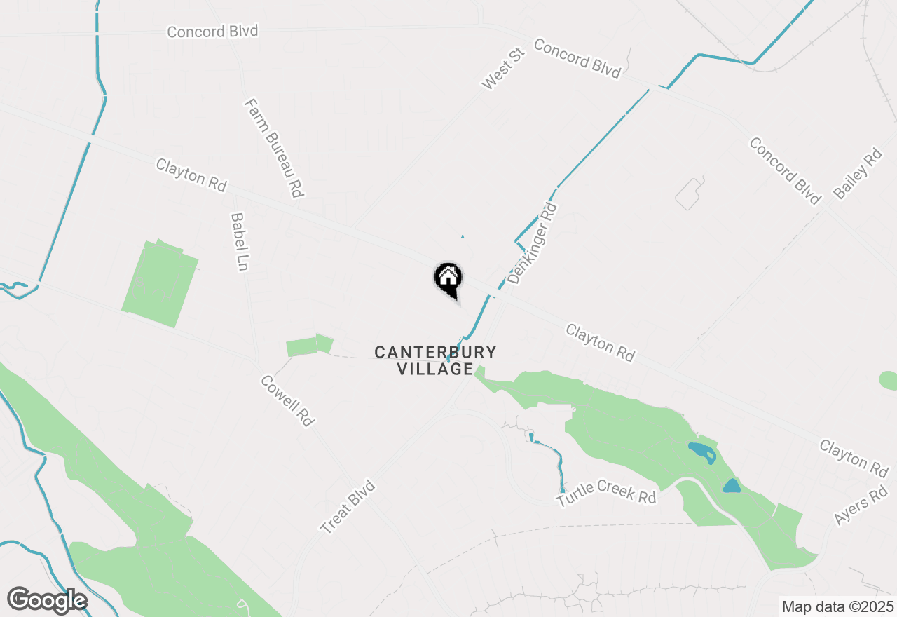 Map of 4161 Huckleberry Dr, Concord, CA 94521
