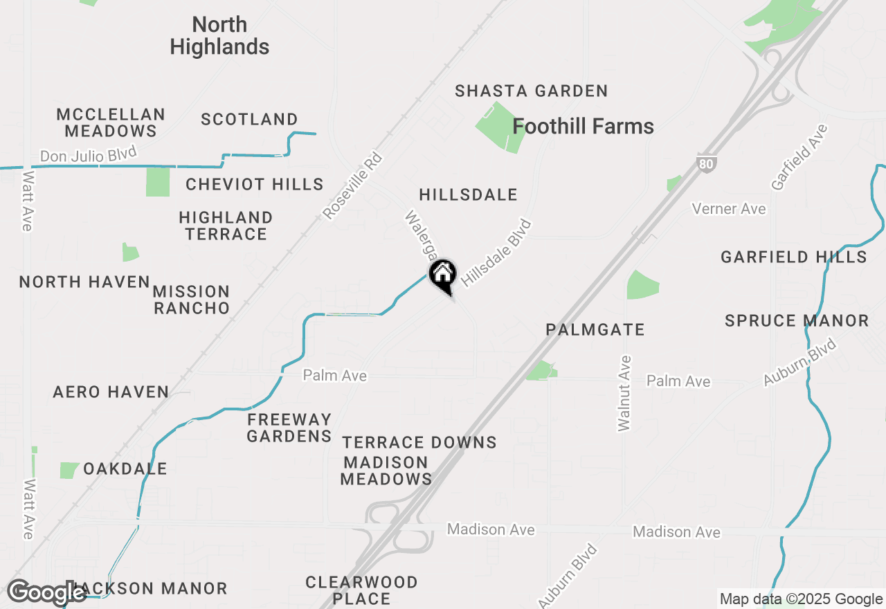 Map of 5728 Hillsdale Boulevard, Sacramento, CA 95842