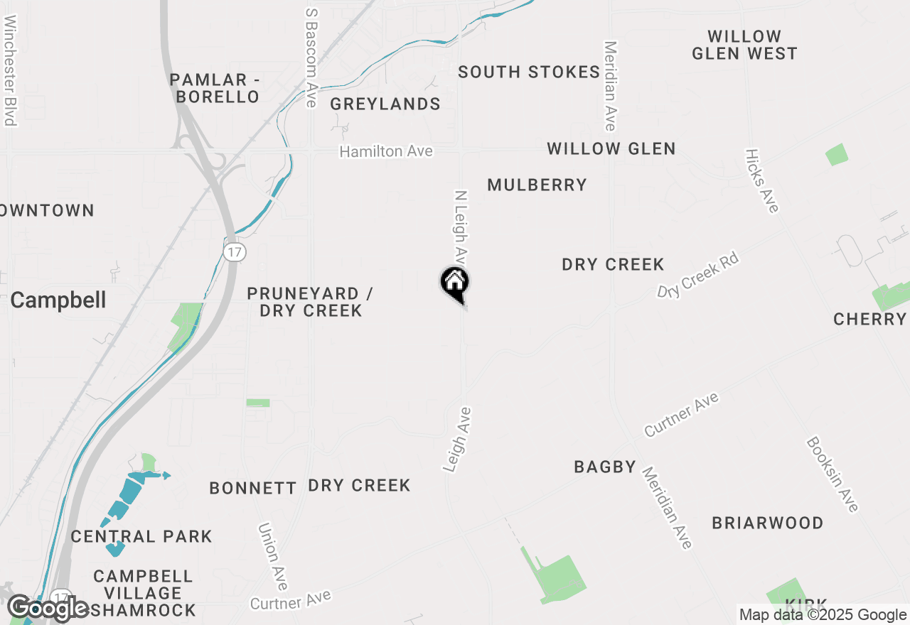 Map of 1500 E Campbell Avenue, Campbell, CA 95008