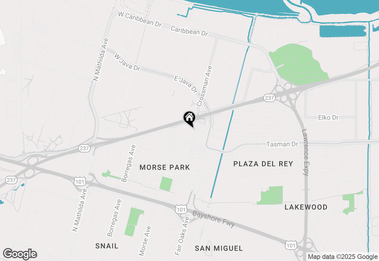 Map of 1110 Karby Terrace #303, Sunnyvale, CA 94089