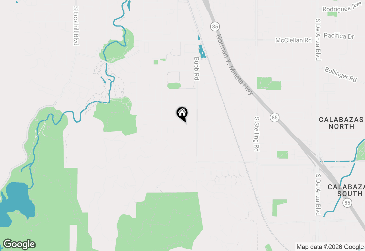Map of 21629 Terrace Drive, Cupertino, CA 95014