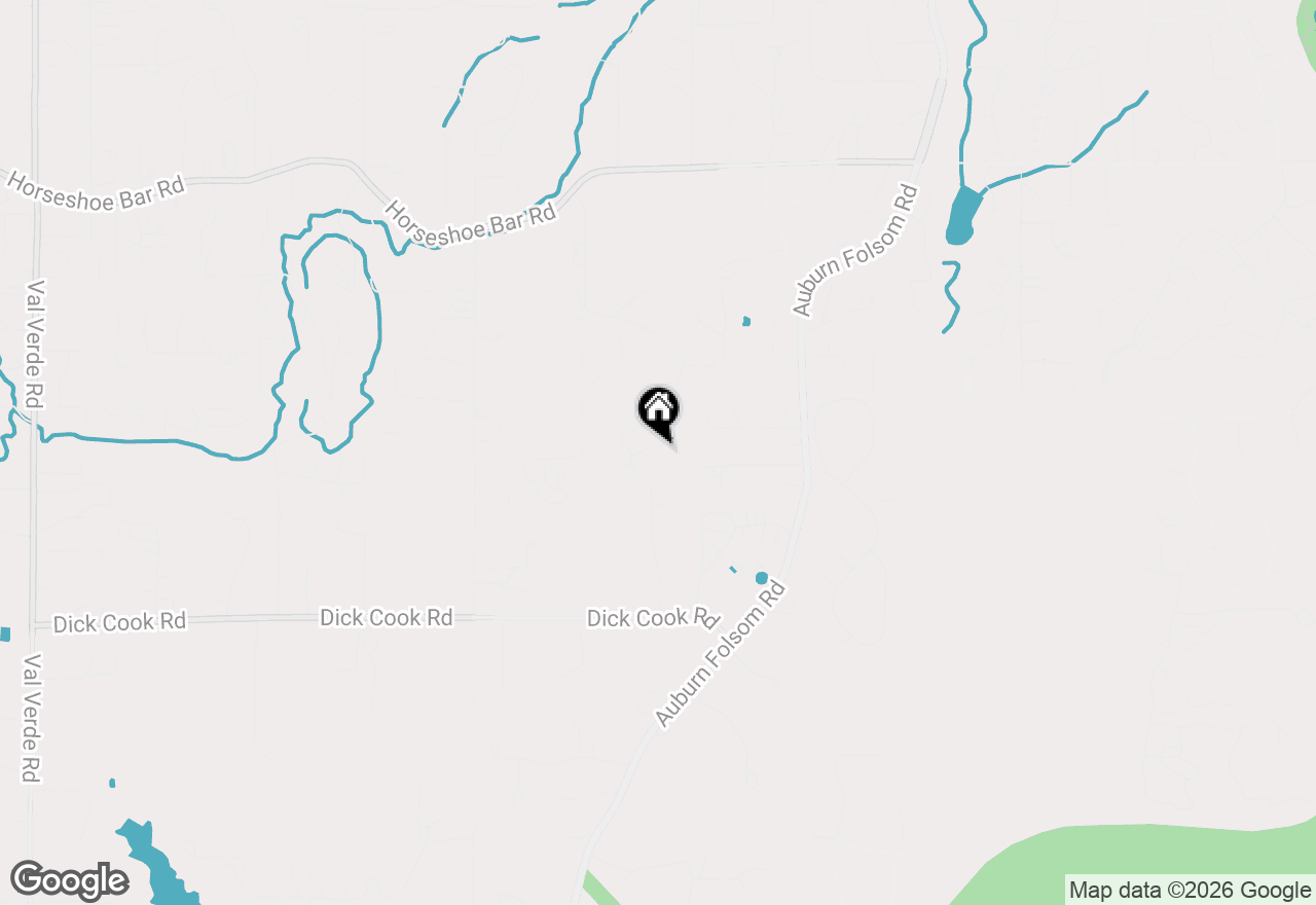 Map of 4645 Hidden Oaks Ln, Loomis, CA 95650