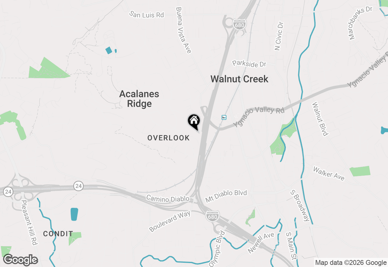 Map of 15 Vista Hermosa, Walnut Creek, CA 94597