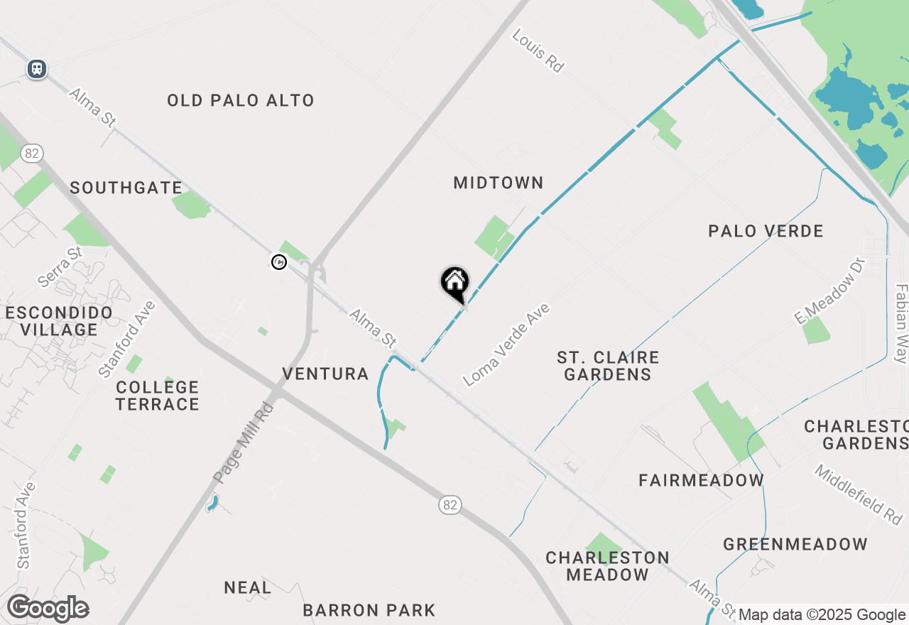 Map of 2929 Bryant, Palo Alto, CA 94306