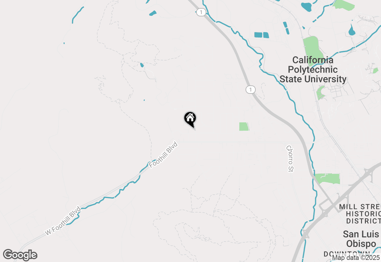 Map of 231 Rosita Street, San Luis Obispo, CA 93405
