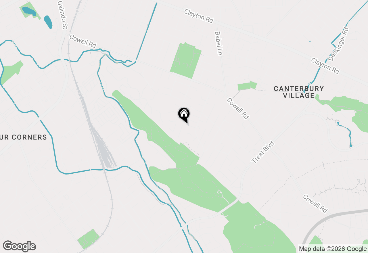 Map of 3739 Northridge Drive, Concord, CA 94518